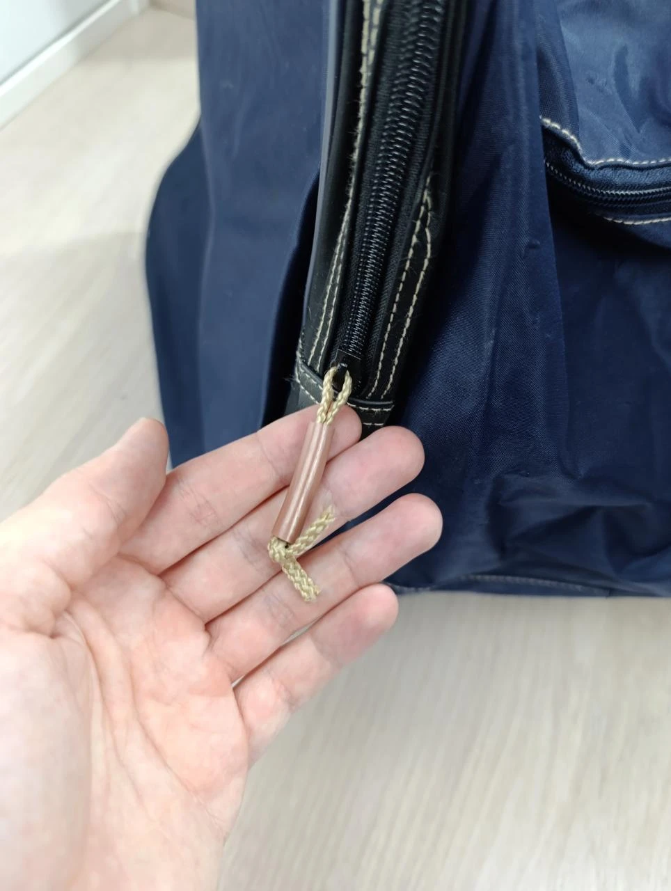 Saxoline Sydney Australia Vintage Travel Bag Navy Blue 71cm – photo 7